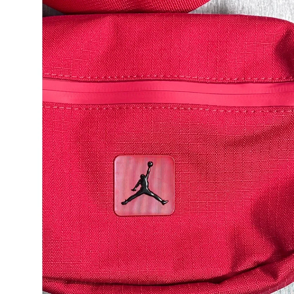 Jordan Nike Jumpman Cordura Crossbody Bag Gym Red Fanny Unisex Waist Pack